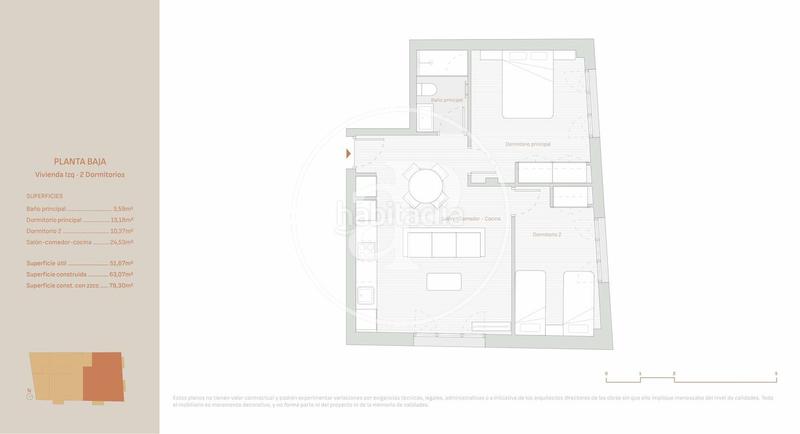 Foto 73435325-f1fa-482a-98d9-f095c762128a. Ground floor 78m<sup>2</sup> in calle mendívil 44 in Numancia Madrid