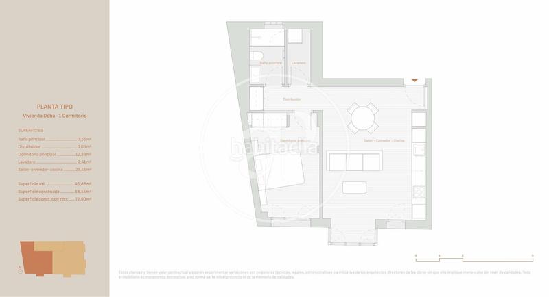 Foto 2b5a721b-de82-4f19-82fd-bea1d90ed9b7. Etagenwohnung 72m<sup>2</sup> in calle mendívil 44 in Numancia Madrid