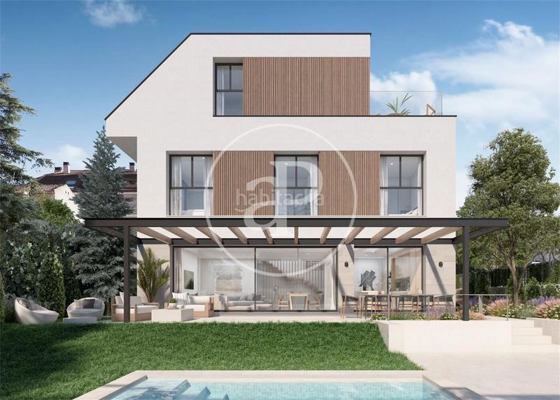 Foto 1ea4bbcb-2ebb-420a-9592-c389fc6ae43b. Promoció Chalets de Obra Nueva en venta en Pozuelo a Pozuelo de Alarcón. Habitatges d´obra nova