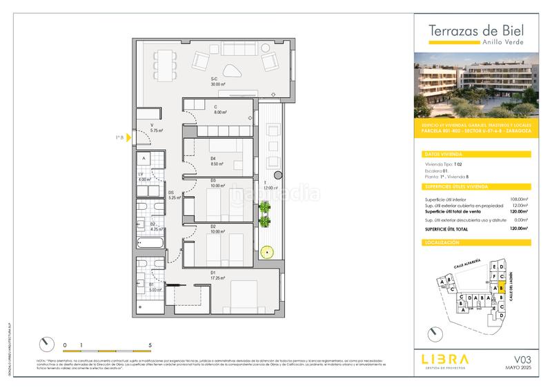 Foto 82fd1a7c-9e9a-4eb8-a82f-89055982418f. Appartement avec parking piscine dans Valdefierro Zaragoza