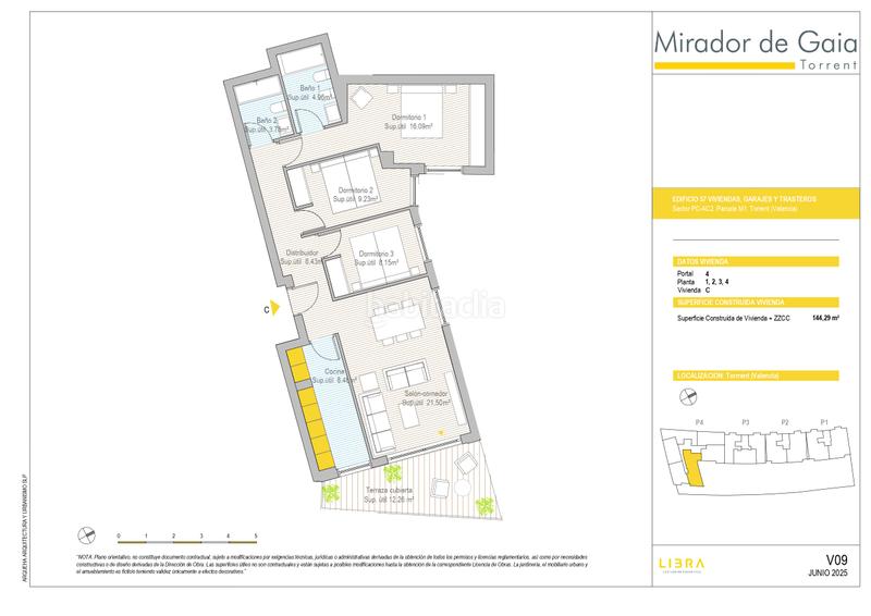 Foto 41171a70-a1d0-42f1-b719-cc9bdfc30ff5. Piso 140m<sup>2</sup> en carrer de montreal 76 6b en Parc Central Torrent