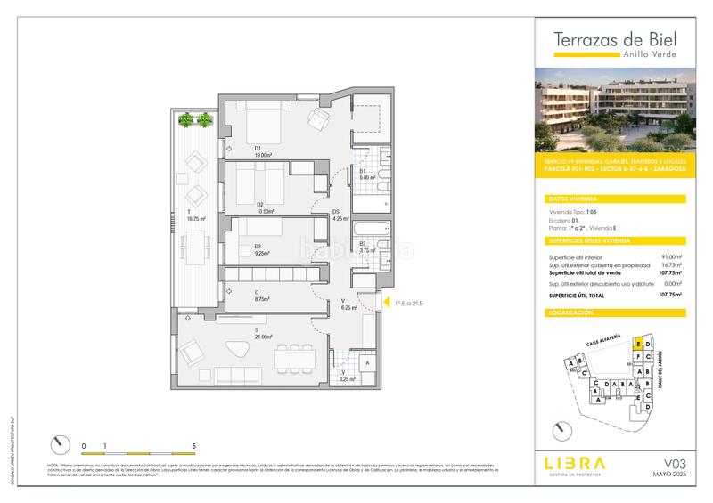 Foto 1cd86fd9-d50d-407f-a6ae-103f2744e411. Piso 150m<sup>2</sup> de 3 dormitorios en urbanización privada con piscina interior y exterior en Zaragoza