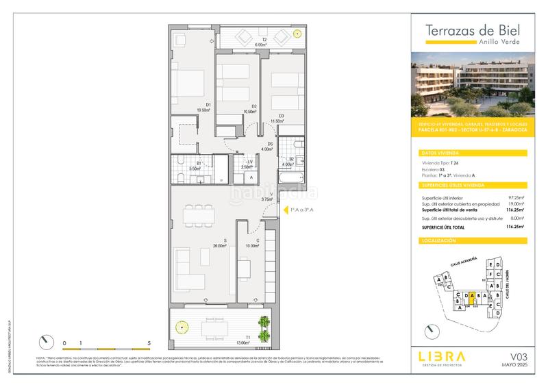 Foto 77ea63e0-7bed-49a8-81f9-47fd57d50dd6. Appartement avec parking piscine dans Valdefierro Zaragoza