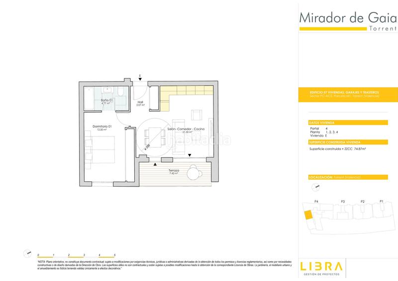 Foto 2cc79aed-6ec1-4aec-81e1-ff2c85fdc758. Flat 74m<sup>2</sup> in carrer de montreal 76 6b in Parc Central Torrent