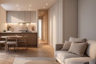 Appartement à S´Agaró. Vivienda en sagaró con gran balcón y ventanales