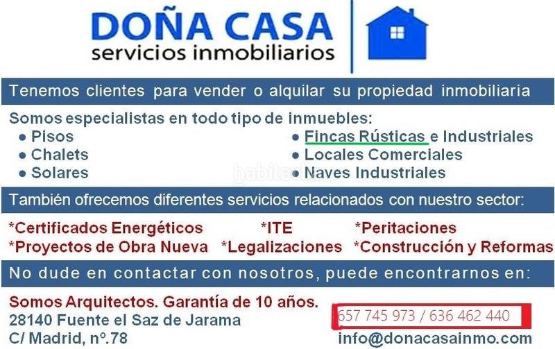 Foto a306d77f-e287-4670-9e69-68b723601f9e. Finca rústica terrenos rusticos distintos metros y precios en Algete