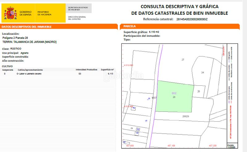 Foto a2aa05f7-dfa9-4b20-8713-e9f69cc12e8f. Finca rústica a n/a a Talamanca de Jarama
