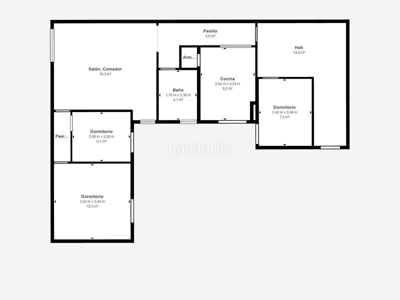 Foto c1175258-5ff2-4d55-b701-62a3e5472c41. Etagenwohnung mit heizung in Ibiza Madrid