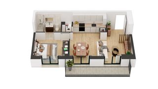 Etagenwohnung in Carrer Bateria 39