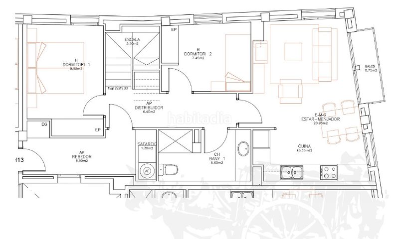 Foto 27d7ec2c-a706-4998-80b3-9a2b0966c06f. Àtic amb xemeneia calefacció aparcament a Puigcerdà