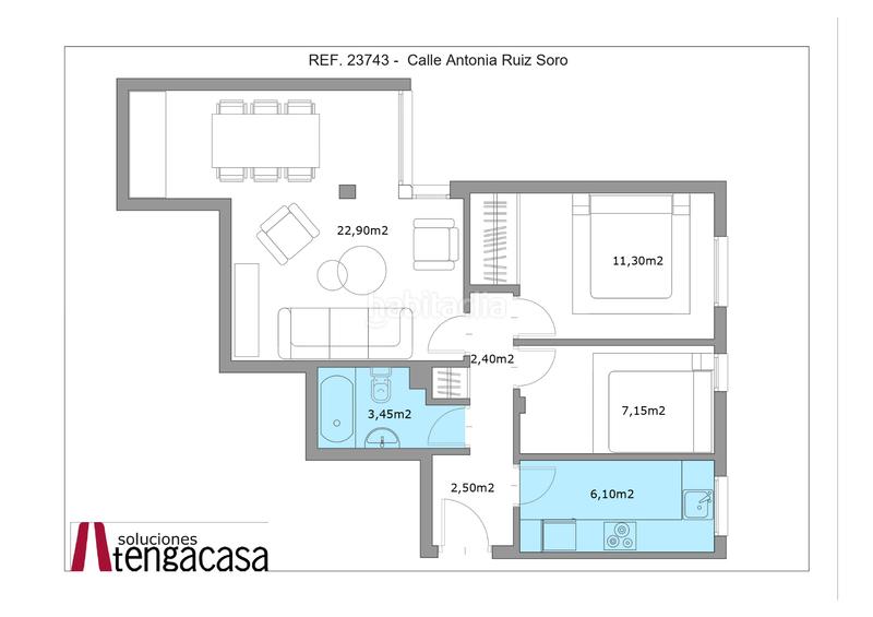 Foto e2ba9efc-7cc8-4cb4-9819-c925db9d4f8a. Appartamento con riscaldamento in Guindalera Madrid