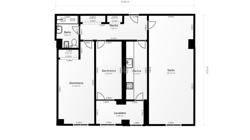 Piso se vende fantástico piso reformado y muy luminoso en Guindalera en Madrid - Imagen 36