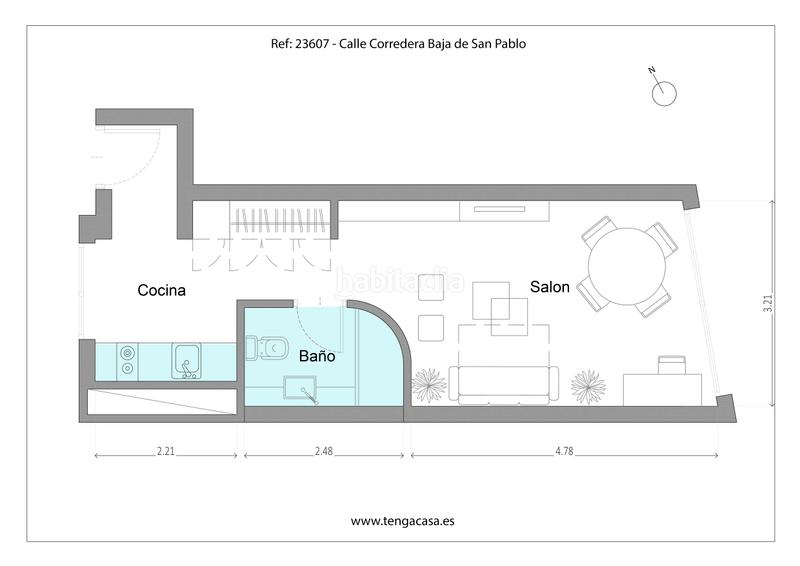 Foto 6117be59-8298-4c51-88a0-bb5c5641d0f6. Miete studiowohnung mit heizung in Universidad-Malasaña Madrid
