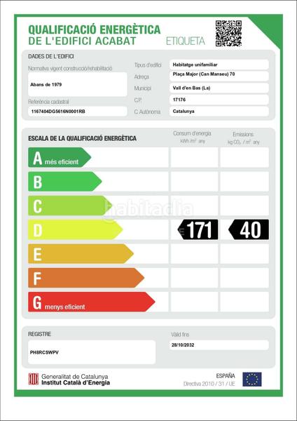 Foto ae64eebf-27be-4f26-b631-5d0ba2cc3bd1. Haus mit heizung in Vall d´en Bas (La)