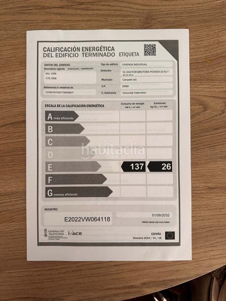 Foto b3cf6cb6-de52-49dc-a0db-ab1016070834. Appartamento con riscaldamento in Campello Pueblo Campello (el)