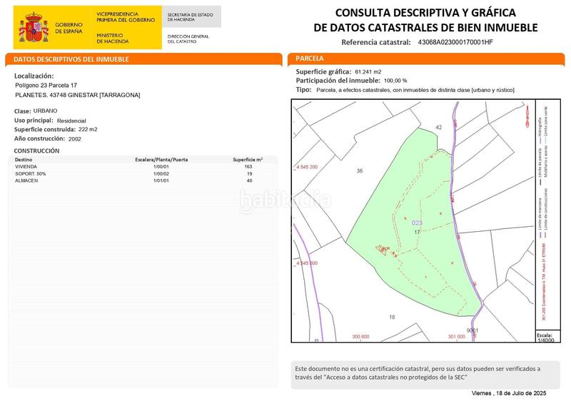 Foto 24de7f56-4fdb-49fd-93ad-ff5f97758130. Casa in cami disseminat s/n in Ginestar