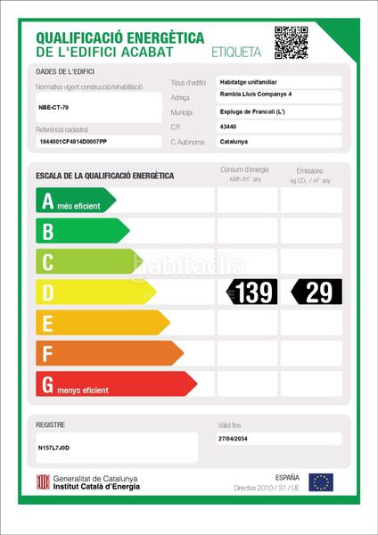 Foto 08b340c8-d6d6-4f43-aeca-f92cbb17c3f2. Casa pareada en Espluga de Francolí (L´)