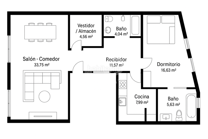 Foto b353931f-3ebc-442c-b735-cecf309e2dff. Appartamento con riscaldamento in Raval Barcelona