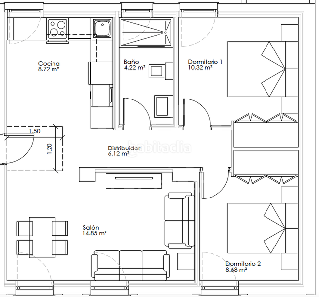 Foto c769b71a-941c-4110-a0de-ae9756d307d0. Appartement avec chauffage dans Trobajo del camino