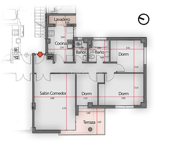 Foto 07b32d69-347e-4da9-b01b-b051bdd7392b. Flat with heating parking in Ensanche Alcalá de Henares