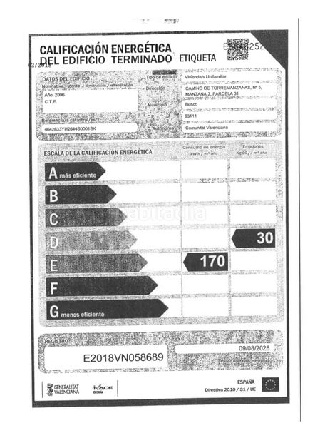 Foto f2f87fd4-be5b-4d3a-9358-c4aae2fdbd33. Chalet en Busot