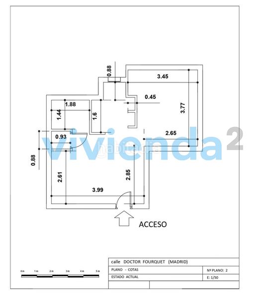 Ático buhardilla en embajadores, 35 m2, 1 dormitorios, 1 baxf1os, 189.000 euros en Madrid - Imagen 19