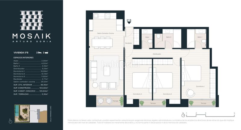 Piso 136m2 en calle de fernández caro 7 en Concepción Madrid - Imagen 10
