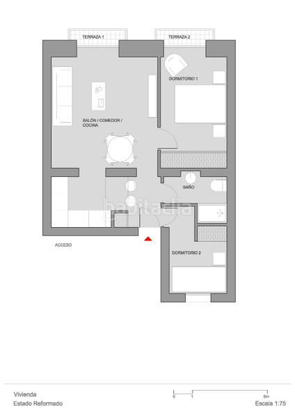 Foto 2826fe00-e888-4fdb-aa8e-46ff6c9b0d4d. Etagenwohnung mit heizung in Embajadores-Lavapiés Madrid