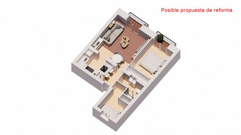 Foto 48d1e152-8b27-4f75-8061-7c4f5301c744. Etagenwohnung mit heizung in Embajadores-Lavapiés Madrid