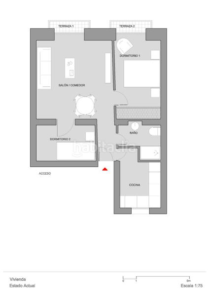 Foto dda76783-cd35-4256-953c-29bef507c833. Etagenwohnung mit heizung in Embajadores-Lavapiés Madrid