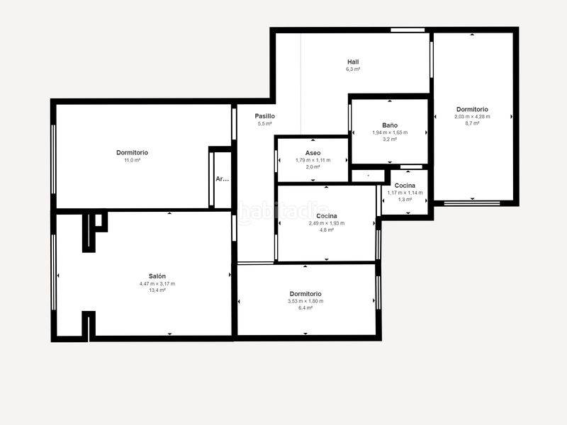 Foto 5353ba2b-2188-4df4-9c37-d415a502b4d9. Pis amb calefacció a Palos de Moguer Madrid