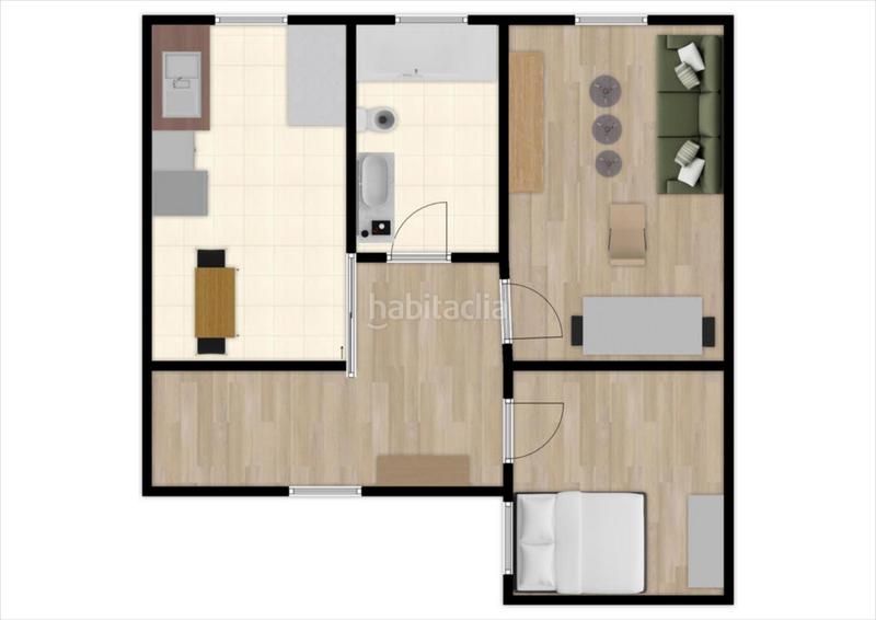 Foto 665bc1f7-a927-4d20-b334-af93d4e56480. Alquiler apartamento deapi alquila apartamento en Goya.se trata de un apartamento ubicado en una tercera planta de un edificio con ascensor.la vivienda en Madrid