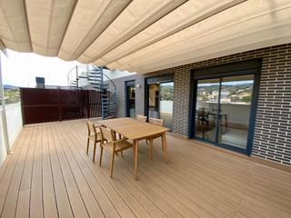 Ático  Calle calle pare claret. Piso de obra nueva en montgat con zona comunitaria con piscina