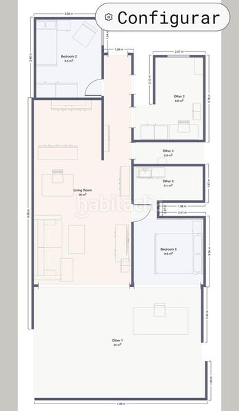 Foto 6a484838-eec3-4584-bc25-81923a9477f8. Casa amb calefacció a Vista Alegre Mataró