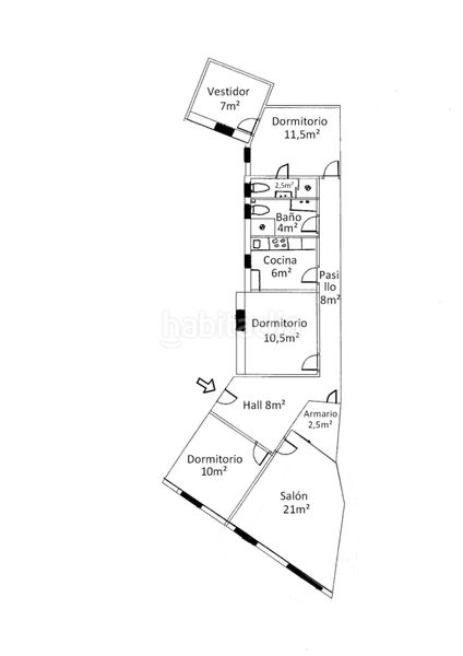 Foto f0003772-2d8f-4aee-a740-8f8016138946. Pis amb calefacció a Bellas Vistas Madrid