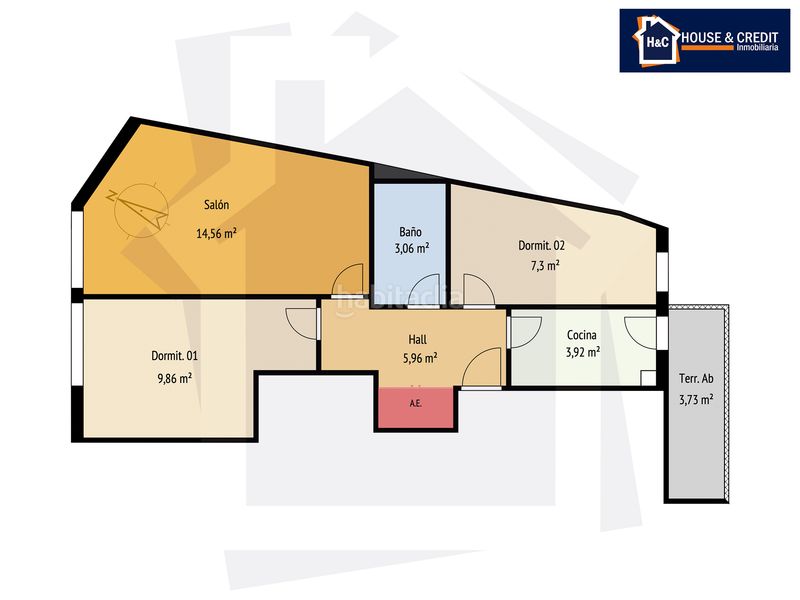 Foto c775ca91-28e0-4458-b343-230d1da3ea8d. Flat with heating in Guindalera Madrid