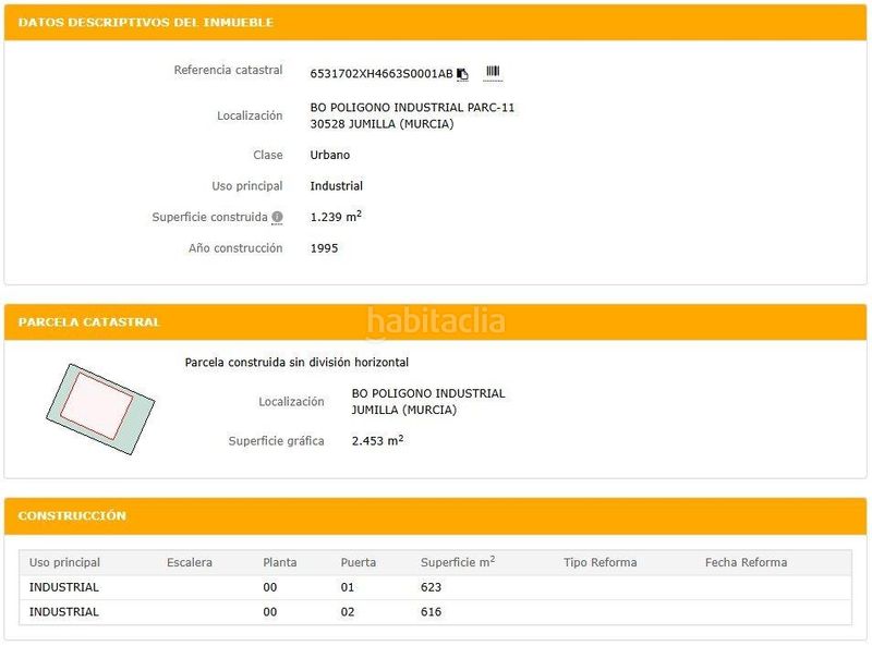 Foto 6d8b24c5-3f0a-4a92-a8ea-e806d1f23b9e. Nave industrial en polígono parcela 11 nave industrial en Jumilla