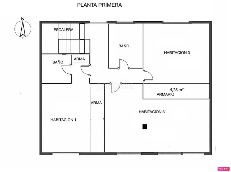 Foto cec65dc3-73d7-44a9-890a-6b7ab5cf3d34. Xalet amb calefacció aparcament a Palomas Madrid