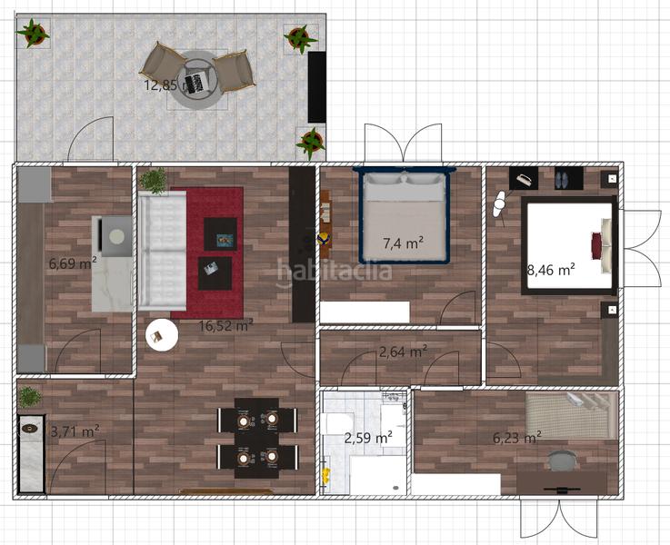 Foto 00f718f0-4d89-4752-9a04-3d92e462c9a3. Flat with heating in Loranca Fuenlabrada