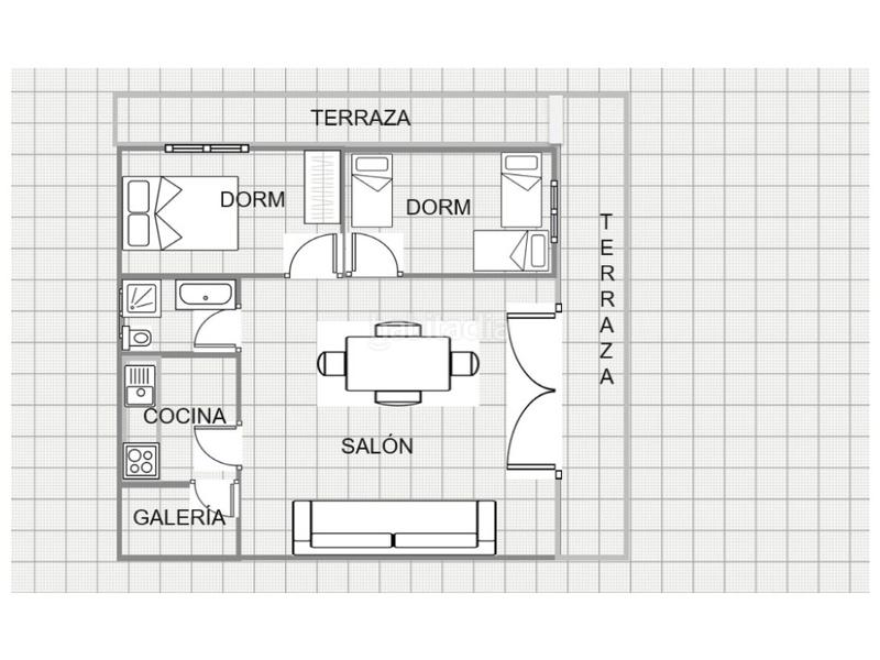Foto 6338bdb4-9761-41a0-a8c7-616e5bd3e17f. Planta baixa a Islas Menores-Mar de Cristal Cartagena