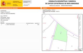 Finca rstica en Avenida de extremadura 5. Parcela con proyeccin mostoles
