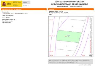 Industrial plot  Calle ingenieros. Venta de suelo industrial sector 4 y 5, con 1800 m2 y 2339 m2 fi