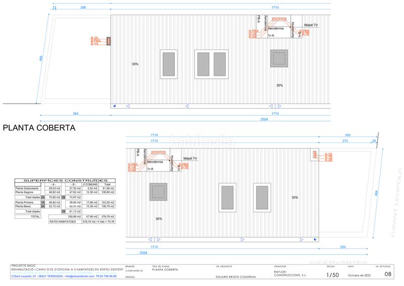 Foto 216c456b-f526-4ae4-86c0-edb2e9b4ea68. Zweistöckige wohnung mit heizung in Barri del Centre Terrassa