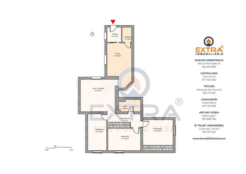 Piso propiedad de 3 dormitorios en príncipe de vergara en Madrid - Imagen 33