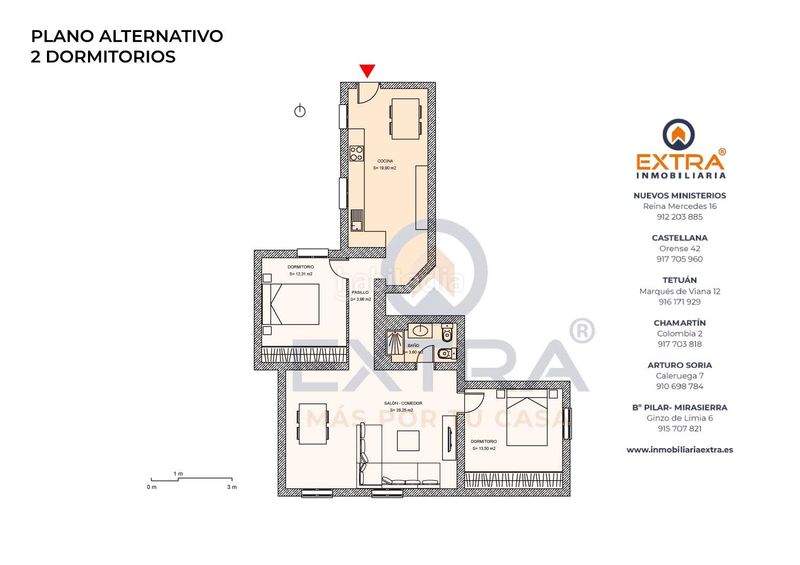 Piso propiedad de 3 dormitorios en príncipe de vergara en Madrid - Imagen 32
