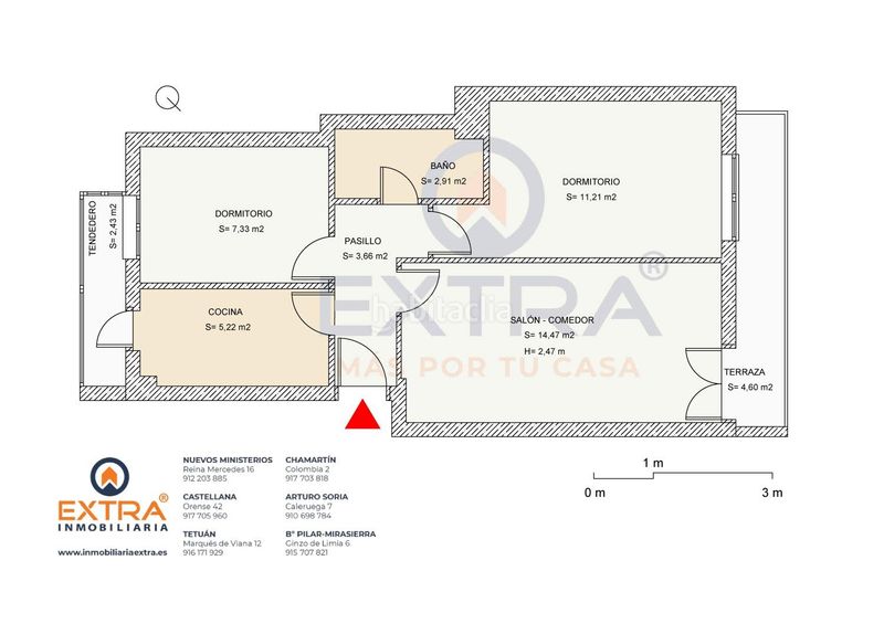 Piso de dos dormitorios, dos terrazas, doble orientación y muy luminoso en Madrid - Imagen 32