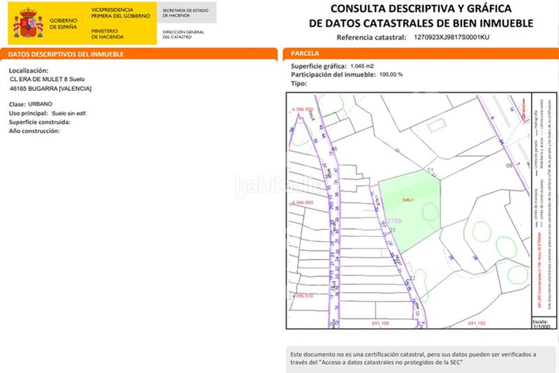 Foto 0420a27f-c949-4a2e-89b8-a17686014a49. Terreny residencial a Bugarra