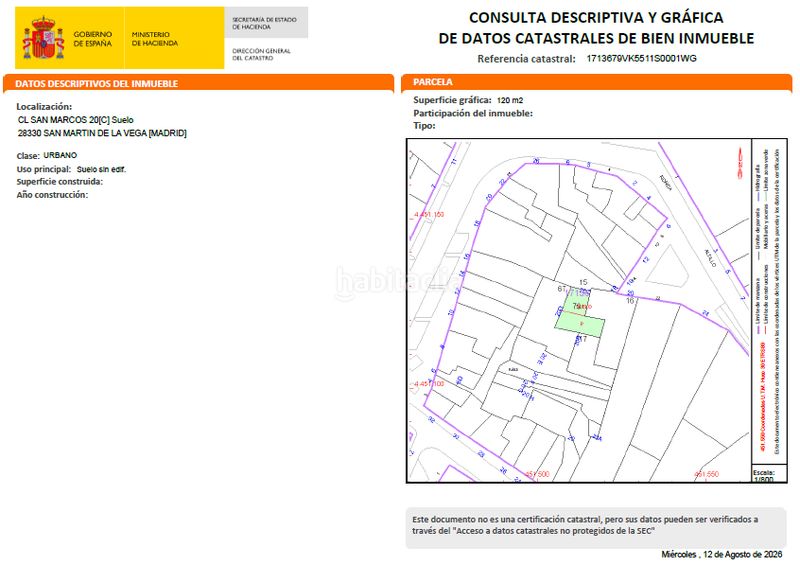 Foto ab50e57c-f3dc-4a08-bd96-8a840b612b7c. Terreny residencial a San Martín de la Vega