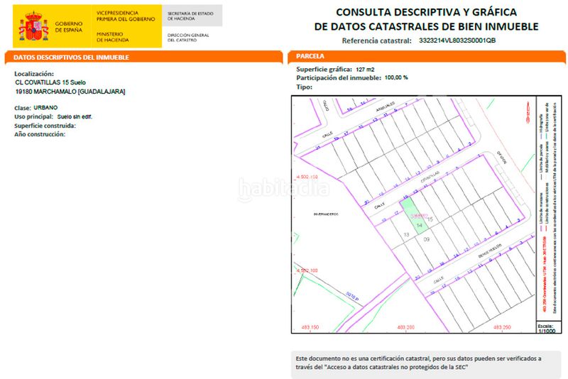 Foto d60f70e5-0904-4311-afca-b40e71216445. Terreny residencial a Marchamalo