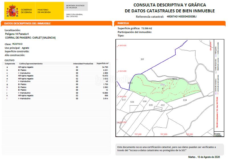 Foto 8d2f82df-1499-4912-a935-a00ef71e19ea. Finca rústica a Carlet
